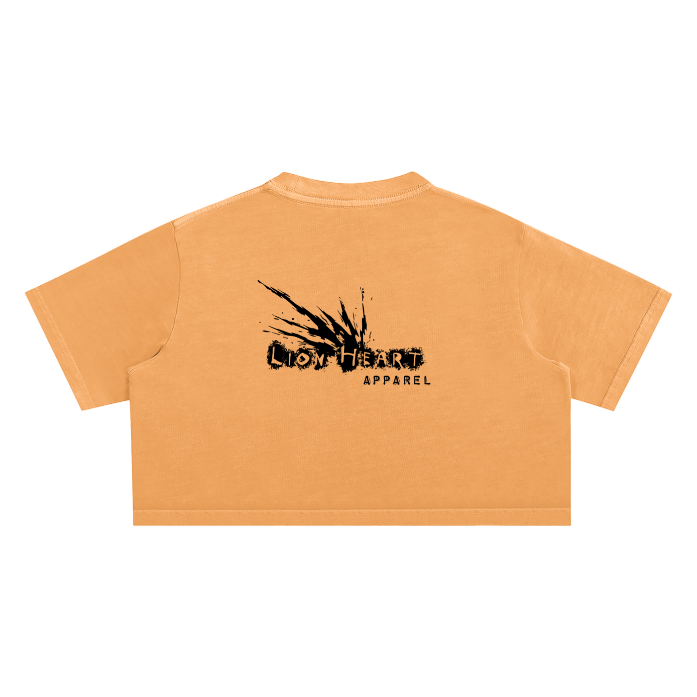 Lion Heart Apparel Crop Top - Orange