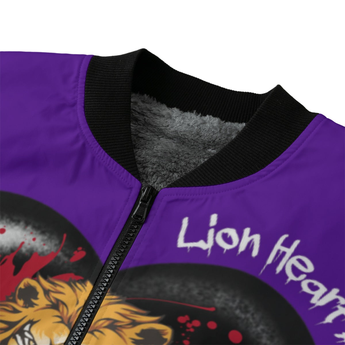 Lion Heart Apparel Bomber Jacket - Purple Haze