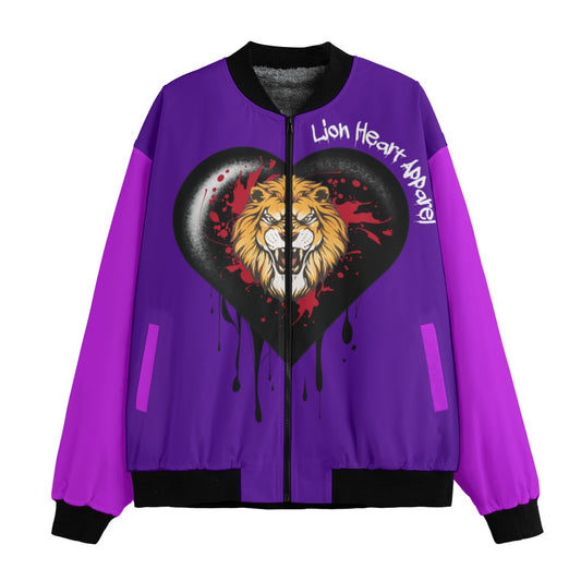 Lion Heart Apparel Bomber Jacket - Purple Haze