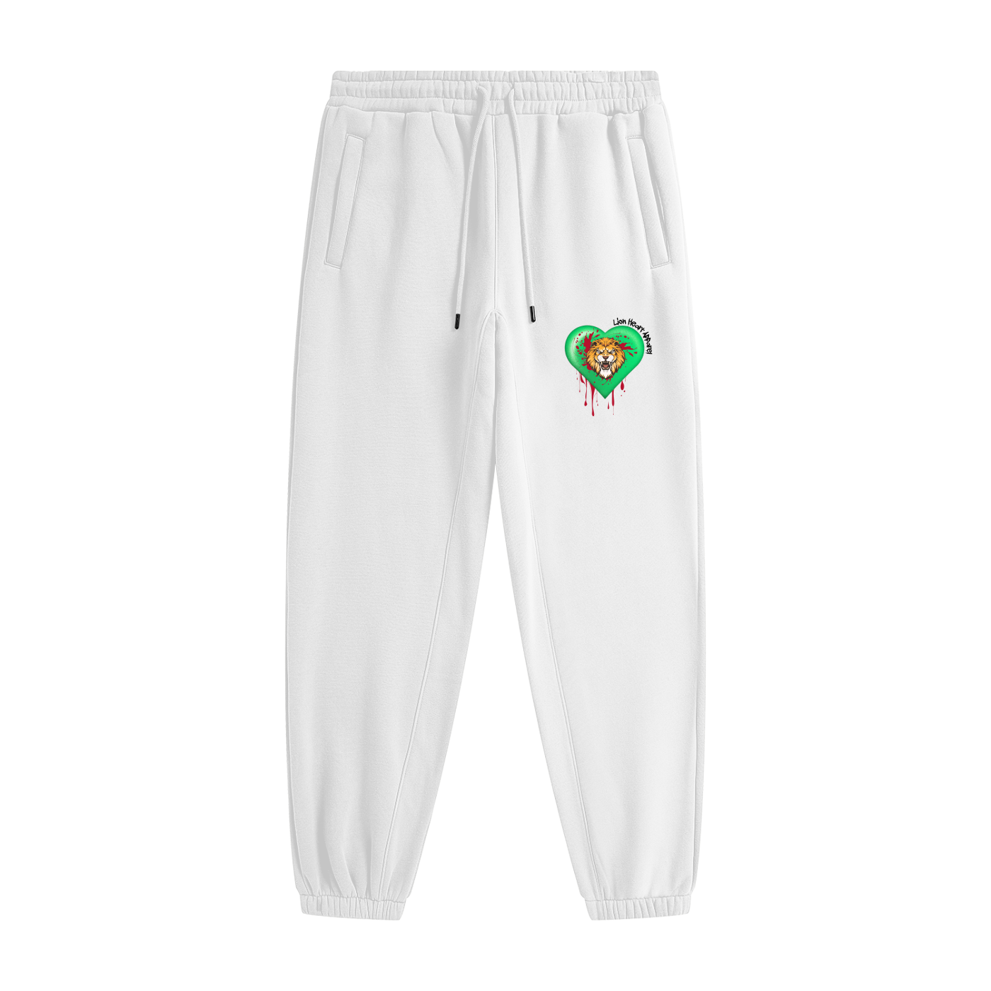 Green Heart Lion Heart Jogging Pants