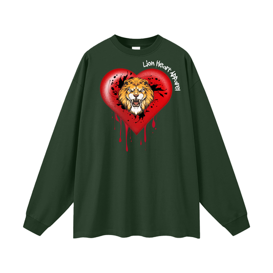 Emerald Lion Heart Apparel Long Sleeve T-Shirt