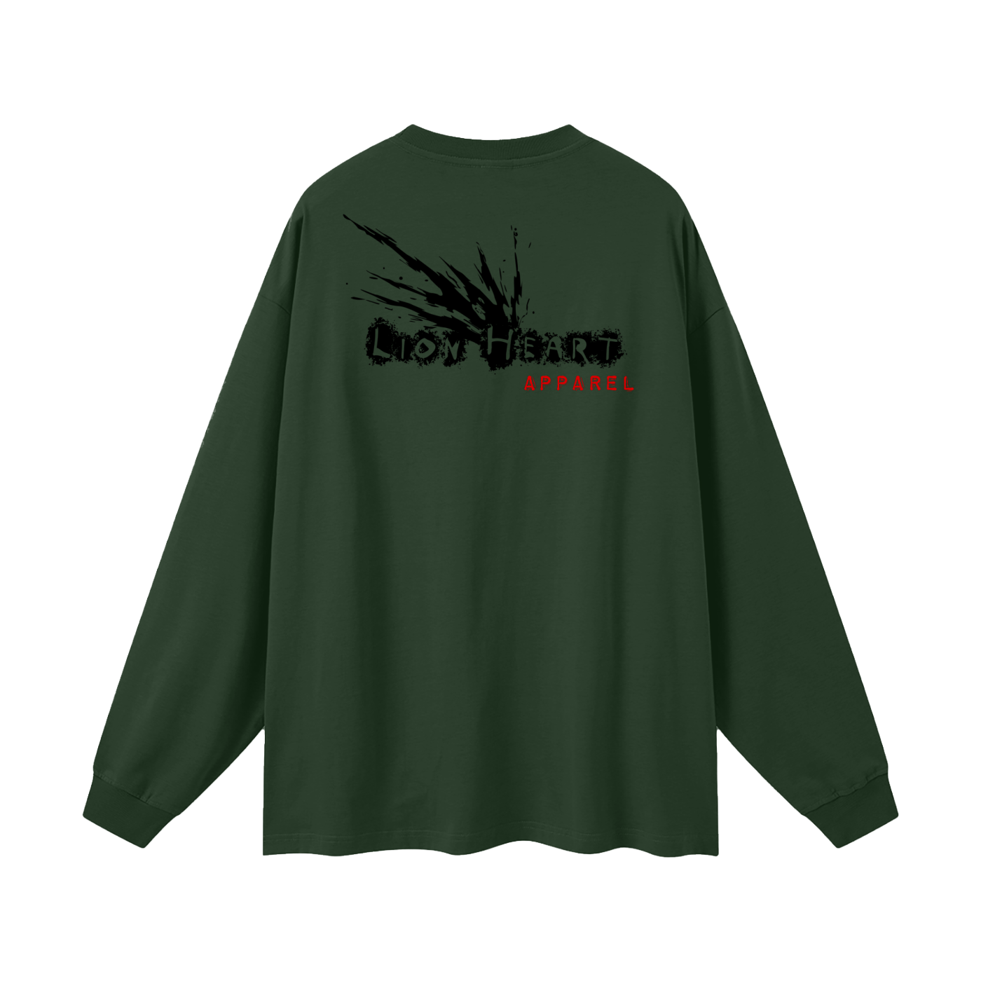 Emerald Lion Heart Apparel Long Sleeve T-Shirt