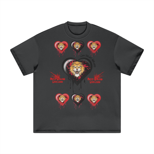 Lion Heart T-Shirt - Dark Gray