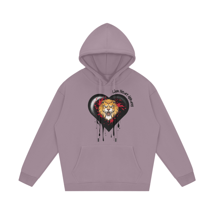 Purple Lion Heart Apparel Hoodie