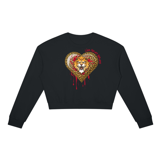 Wild Heart Cropped Lion Heart Sweatshirt
