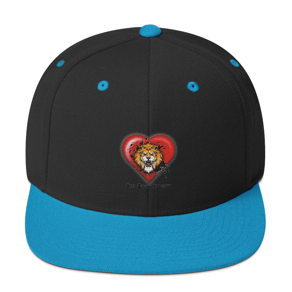 Lion Heart Snapback Hat